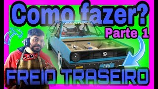 COMO FAZER FREIO A DISCO TRASEIRO EM CASA DEPOIS DE DESLOCAR O EIXO video  PARTE 1 [upl. by Ettenhoj]