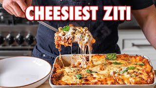 The Cheesiest Baked Pasta Ever Baked Ziti 2 Ways [upl. by Ridglea]