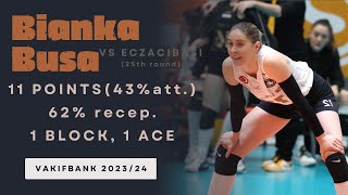 Bianka Busa VakifBank vs Eczacibasi 25th round of Vodafone Sultanlar Ligi HIGHLIGHTS [upl. by Haldis]