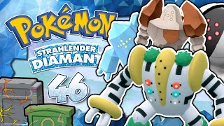 POKÉMON STRAHLENDER DIAMANT 💎 46 RegiGolems im HamanasuPark amp Regigigas im BlizzachTempel [upl. by Katerine618]