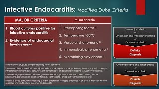 Infective Endocarditis Modified Duke Criteria [upl. by Alyac]