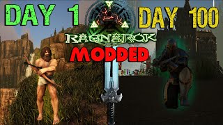 Ark Ragnarok 100 Days Modded  تەواو کردنی ئارک بە سەد ڕۆژ [upl. by Dolf888]