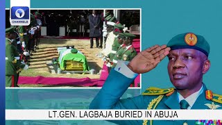 Military Holds Funeral Service For Late COAS Lt Gen Lagbaja [upl. by Komara527]