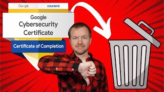 ONLY UNSPONSORED Review of the Google Cybersecurity Certificate From Coursera [upl. by Pelagias]