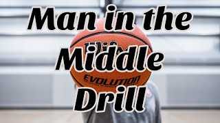 Man in the Middle Basketball Passing Drill [upl. by Amsirahc]