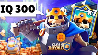 PREVARIO SAM CLASH ROYALE I DOBIO 7 HEROJA ODJEDNOM  IQ 300 Prevara [upl. by Braeunig359]