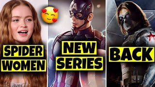 Captain America new series  Spiderwoman in marvel Winter soldier is back Spiderman more [upl. by Levenson]