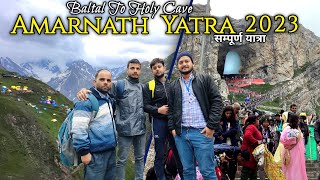 Baltal to Holy Cave Track amp Darshan Amarnath Yatra 2023 संपूर्ण यात्रा  Via Barari Top LTY Vlogs [upl. by Oiceladni747]