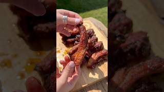 Have You Tried Party Ribs Yet These were insane‼️ bbqribs ribs smokedribs [upl. by Ablem]