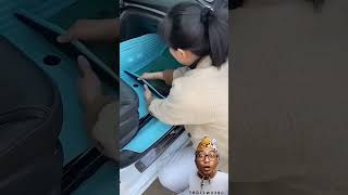 Mobilnya jadi kotor kena pasir automobile shorts viral funny [upl. by Liamaj]