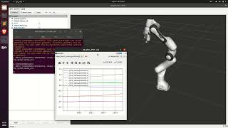 Panda arm drawing square of random length ROS rviz Python rqt plot moveit [upl. by Bicknell]