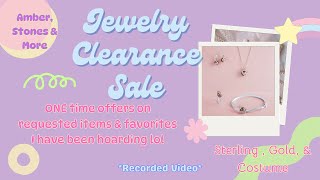 BLOWOUT Sale wNew and Requested Jewelry [upl. by Rhoads]