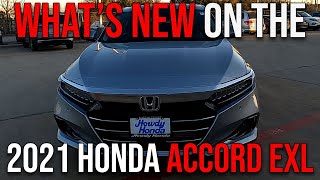 Whats New on the 2021 Honda Accord EXL [upl. by Glenda776]