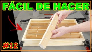 IDEA SÚPER ÚTIL PARA HACER CON MADERAS VIEJAS VIDEO 12 carpinteria arteenmadera [upl. by Dnallor519]