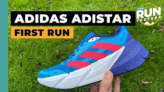 Adidas Adistar First Run Review Adidas mega stacked easy run shoe is made for slow miles [upl. by Ellecram]