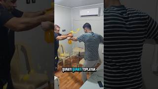 Evin her yeri kola oldu tepkisi çok komik oldu funny komedi komikvideolar trending viralvideo [upl. by Darius]