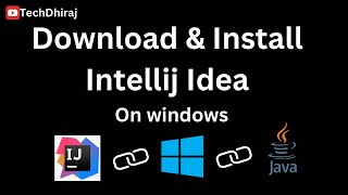 How to install Intellij IDEA in windows 1110 intellij [upl. by Nlycaj]