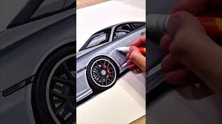 Real Porsche 911 GTS car drawing for you porsche drawing cardrawing gasolina [upl. by Nwahsak492]