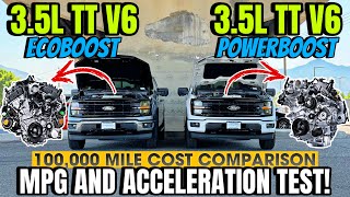 2024 Ford F150 EcoBoost VS PowerBoost MPG amp 060 Comparison You Wont Believe How Close It Was [upl. by Aloisius923]