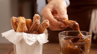 Recette des Churros Maison 🥨 En Forme de Coeurs ❤️ [upl. by Etheline607]