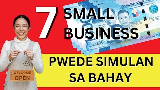 Small Business Ideas at Home Philippines  7 Negosyo Ideas at Home Philippines  Patok na Negosyo [upl. by Enicar]