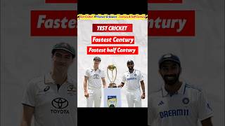 Test Cricket में Fastest Century amp Fastest Half Century And Slowest Century amp Slowest Half Century 🤔 [upl. by Joost]