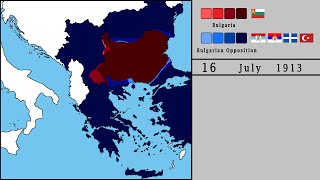 The Second Balkan War of 1913 [upl. by Einahpet]