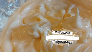 Cum se face maioneza reteta sigura pentru incepatori How to make mayonnaise a foolproof recipe [upl. by Ihel]