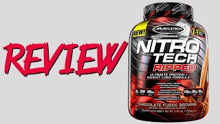 Nitro Tech Ripped Review  Muscletech Protein Powder [upl. by Fenner365]