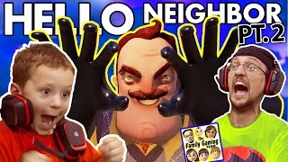 WE SCARED OUR BLIND NEIGHBOR FGTEEV Scary Hello Neighbor Horror Game Part 2 Alpha 2 Update [upl. by Gittle]