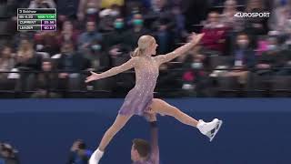 2022 WC FP  Alexa Knierim amp Brandon Frazier USA [upl. by Teevens]