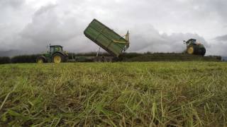 Silage 2016 in Waikato NZ  Ensilage dherbe 2016 en NouvelleZélande  Neven Granich LTD [upl. by Sallad199]