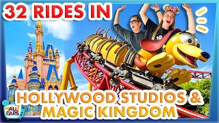 How To Do The MOST In Magic Kingdom and Disneys Hollywood Studios in ONE DAY  32 Attractions [upl. by Jeannine]