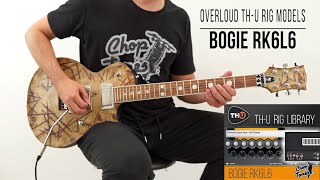 Overloud THU Rig Library  Bogie RK6L6  Metal Demo Mesa Boogie Roadking I  ESP EII RZKII [upl. by Bubalo199]