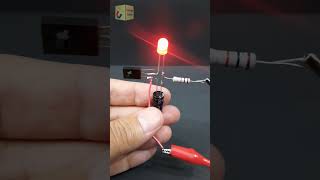 Single LED Flasher circuit shorts [upl. by Lita]