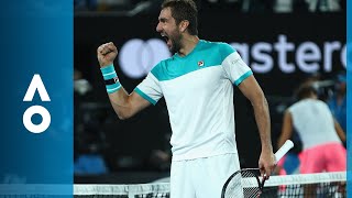 Rafael Nadal v Marin Čilić match highlights QF  Australian Open 2018 [upl. by Marbut]