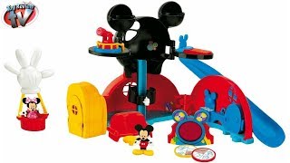 MICKEY MOUSE CLUBHOUSE Playset Disney Junior Toys Unboxing Video by Toy Review TV [upl. by Koblick]