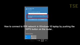 How to connect to WiFi networks from Windows 10 Laptop by pushing the WPS button on the router [upl. by Anelat]