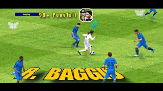 102 rated R Baggio AKA quotThe Divine Ponytailquot FULL PLAYER REVIEW  eFootball™ 2024 [upl. by Nerrej416]