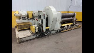 Webb 9L Plate Bending Roll Machine  MC 601493 [upl. by Pinelli23]