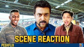 Singam 3  Intro Fight Scene Reaction  Suriya  PESHFlix [upl. by Atsilac445]