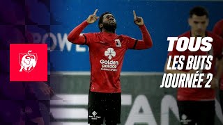 TOUS LES BUTS JOURNEE 2 ⚽🔥 Moments forts de la Jupiler Pro League 2324 [upl. by Adaynek]