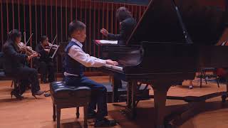 Haydn Piano Concerto in D Major III Rondo all’Ungarese  Caleb Lee Age 10 [upl. by Yentterb]