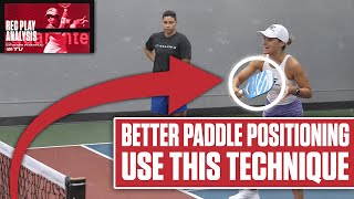 Pickleball Paddle Positioning to Be Ready for Any Shot [upl. by Inhsor]