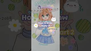 How to draw anime Body✨ Cara gambar tubuh anime🌷 art drawing drawingtutorials shorts [upl. by Barlow265]