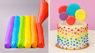 Quick and Easy Rainbow Cake Recipes  Delicious Chocolate Dessert Tutorials For Your Family [upl. by Imef]