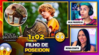 Percy Jackson e os Olimpianos  1T  EP 02 🇧🇷  Casal Jounin React 🔥 [upl. by Freedman]