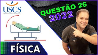 USCSSP MEDICINA 2022  Física  MCU  Uma cama hospitalar possui um mecanismo que permite mover [upl. by Hippel]