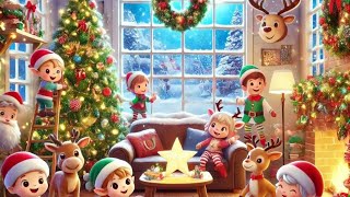 deckthehallssong DECK THE HALLS FESTIVE CHRISTMAS SONG FOR KIDS chirstmassongs chirstmasvideoskids [upl. by Atikam]