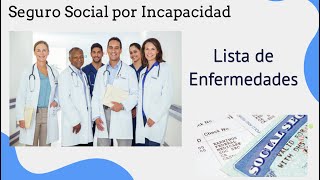 Seguro Social por Incapacidad Lista de Enfermedades [upl. by Leinahtan]